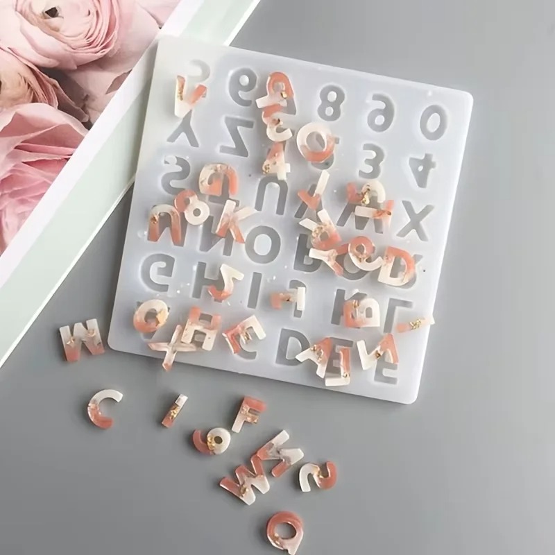 Small 26 Capital Letters Resin - Resin Art Alphabet ulasan dan harga