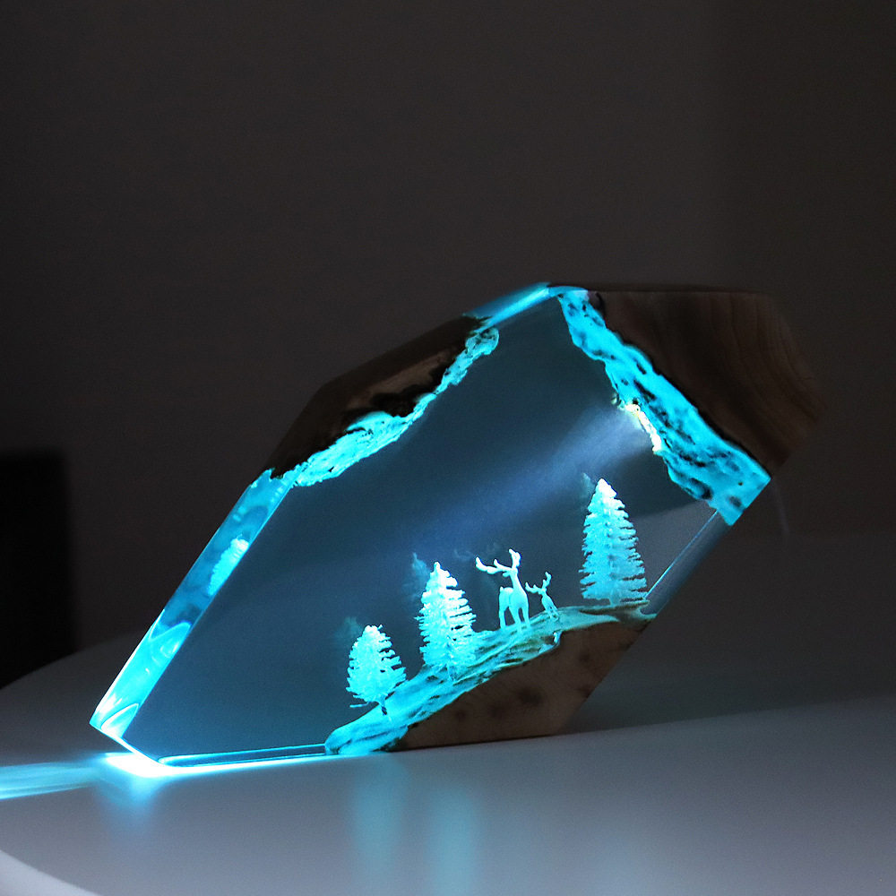 Forest Fairy Deer Desktop Art  - Resin Art Baby ulasan dan harga