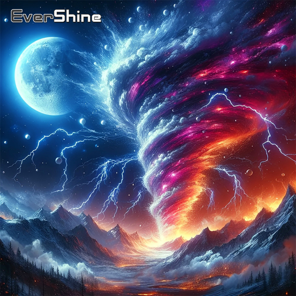 Evershine Full Square Diamond  - Resin Art Wallpaper ulasan dan harga